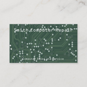 Hintergrundmuster Art des Green Circuit Board Visitenkarte