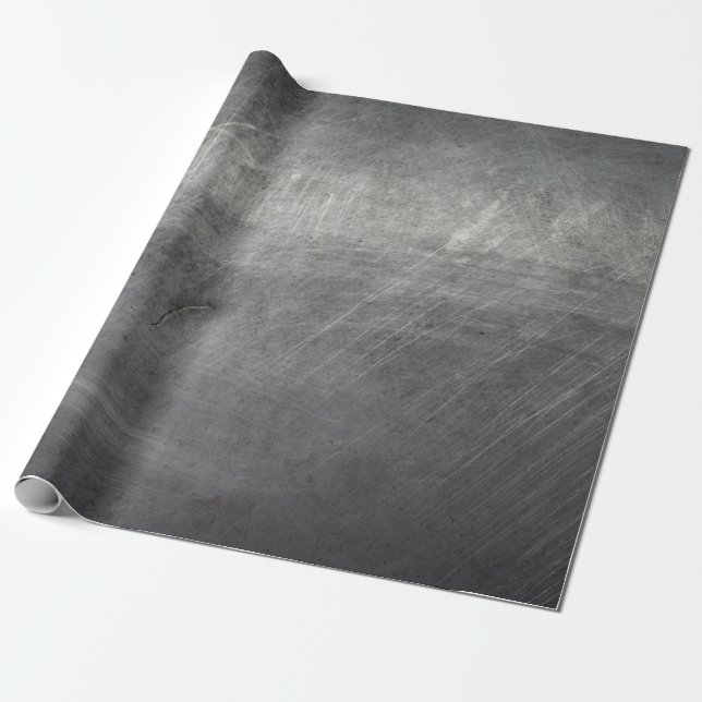 Hintergrundtextur Metallkratzer Geschenkpapier (Ungerollt)