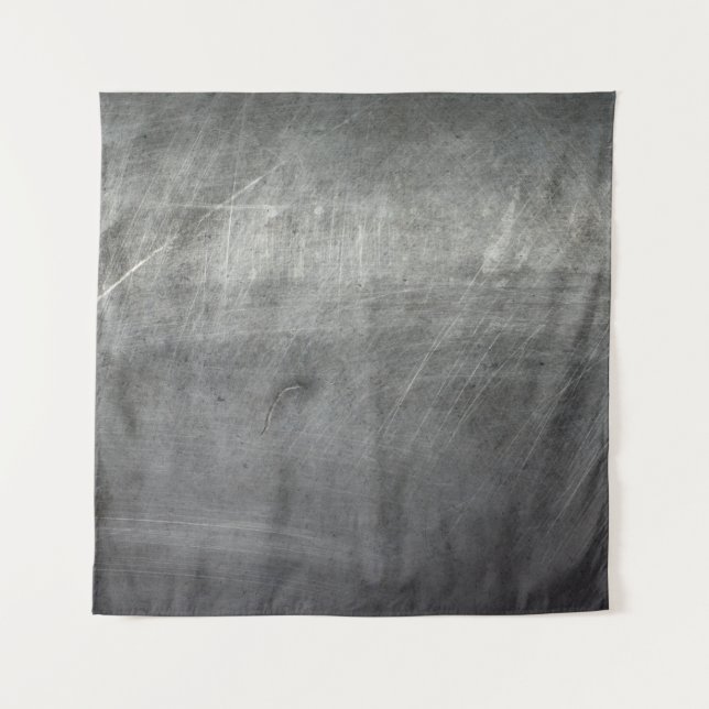 Hintergrundtextur Metallkratzer Wandteppich (Vorderseite)