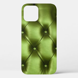 Hintergrundtextur von dunkelgrünem Capiton echt  Case-Mate iPhone Hülle