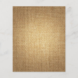 Hintergrundvorlage für Burlap Flyer