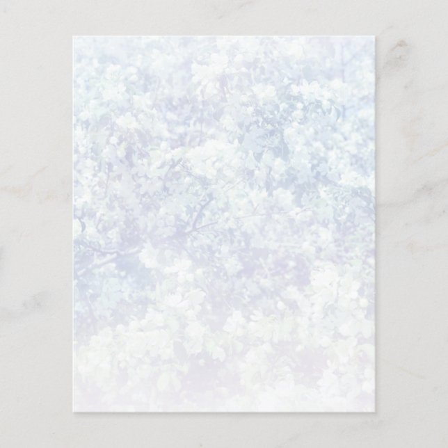 Hintergrundvorlage für leichte florale Textur Flyer (Vorne)