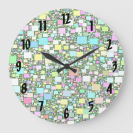Hintergrundvorlage für Pastel Mini Box Große Wanduhr