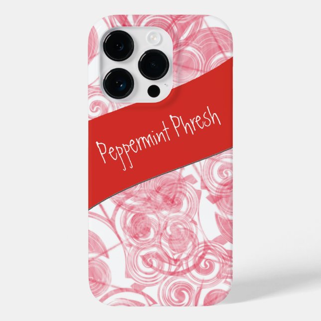 Hintergrundvorlage für Red Spiral Case-Mate iPhone Hülle (Rückseite)