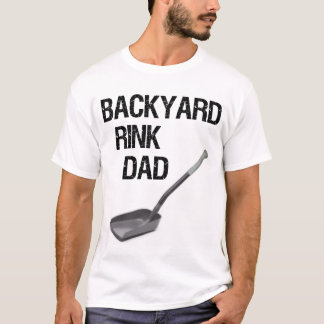 Hinterhof-Eisbahnen-Vater T-Shirt