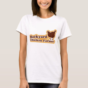 Hinterhof-Huhn-Bauer T-Shirt