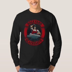 Hinterhof-Schmiedehobby-Legende Schmieden Amboss B T-Shirt