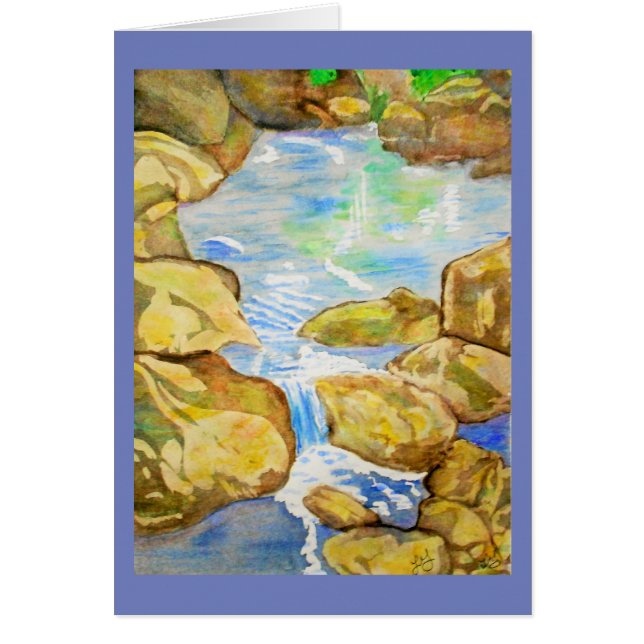 Hinterhof-Strom-Aquarell (Vorne)