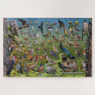 Hinterhof Vögel des Westpuzzles Puzzle