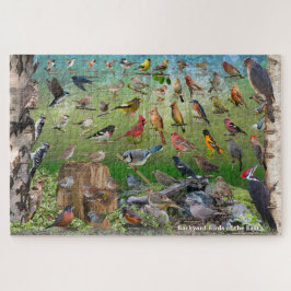 Hinterhof-Vögel Ostnordamerika-Puzzlespiels Puzzle