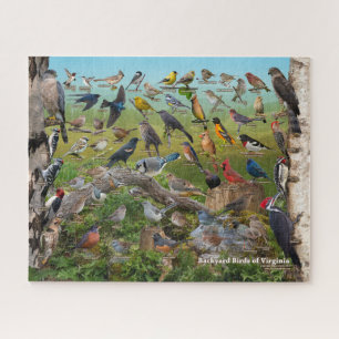 Hinterhofvögel von Virginia Puzzle