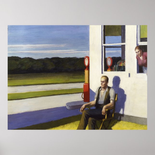 Hinterkopf-Kunst Poster (Vorne)