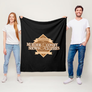 Hinterlassenschaft von Murdershows und Bekleidung Fleecedecke