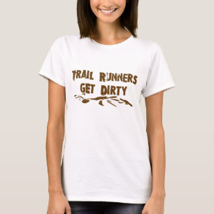 Hinterläufer erhalten schmutzig T-Shirt