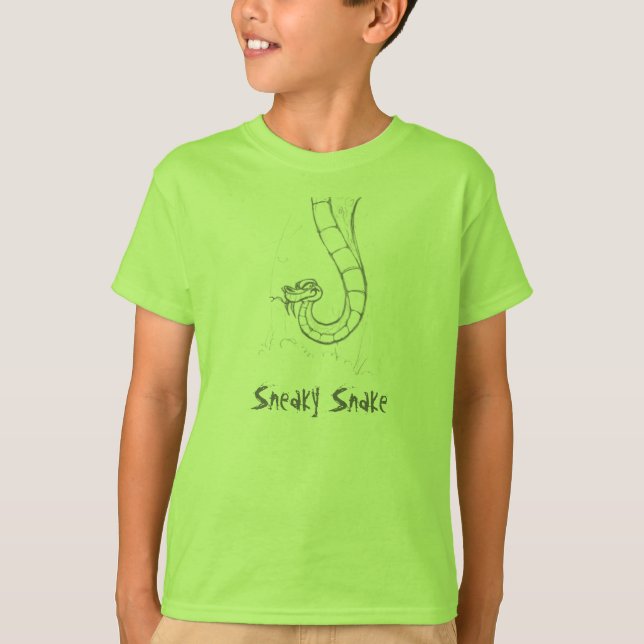 Hinterlistige Schlange T-Shirt (Vorderseite)