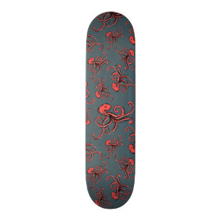 Hinterlistiges Kraken-Muster Skateboard