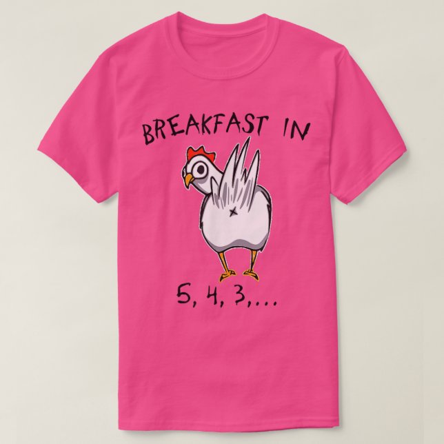 Hintern Chicken Funny Chicken T-Shirt (Design vorne)