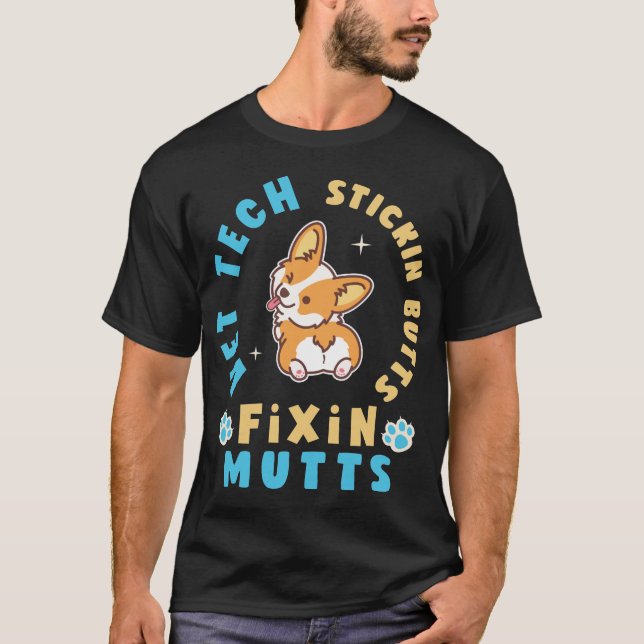 Hintern des Tierarztes und Fixin' Mutanten T-Shirt (Vorderseite)