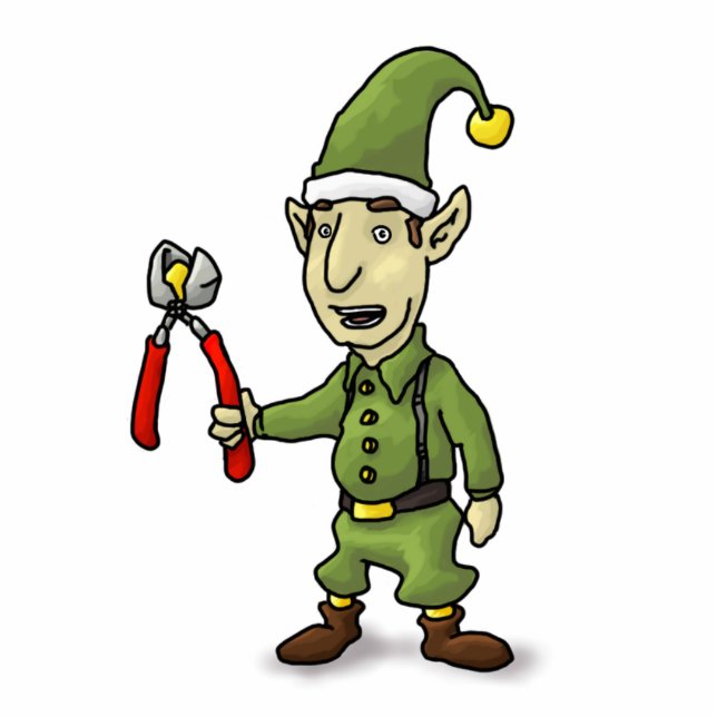 Hintern-Elf-Schnitt-Heraus Freistehende Fotoskulptur (Vorne)