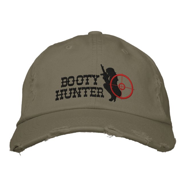 Hintern Hunter Custom Bestickte Baseballkappe (Vorderseite)