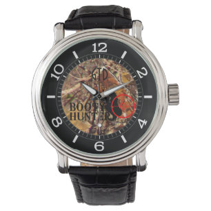 Hintern Junter on Fall Camouflage Dial Armbanduhr
