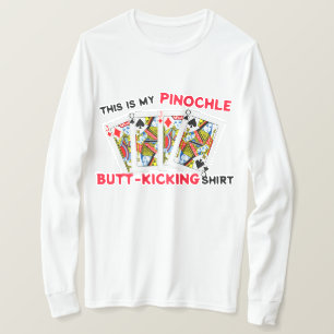 Hintern Kicking Pinochle Playing T - Shirt