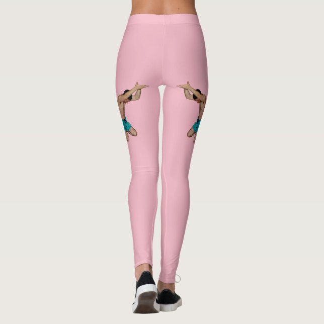 Hintern Lob für Hintern Booster Leggings (Rückseite)