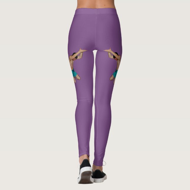 Hintern Lob für Hintern Booster Leggings (Rückseite)