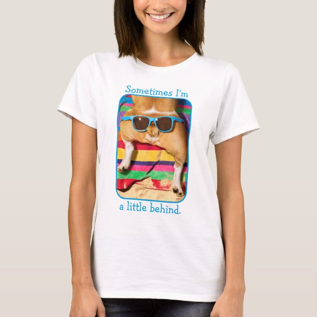 Hintern mit Sonnenbrille T-Shirt (Vorderseite)