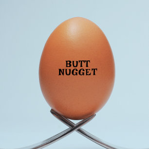 Hintern Nugget Ei Briefmarke Gummistempel