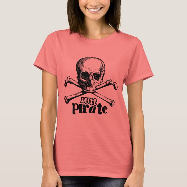 Hintern Pirate T-Shirt (Vorderseite)