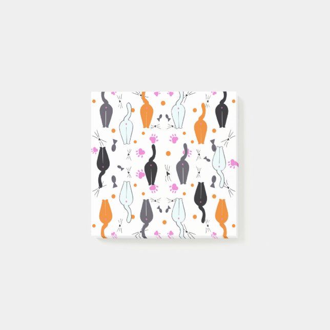 Hintern-Postnotizen Post-it Klebezettel (Vorderseite)