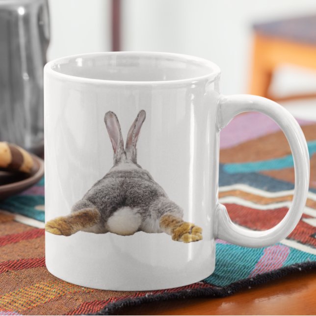 Hintern Schwanz Niedlich Kaninchen Tasse (Von Creator hochgeladen)