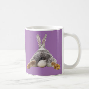 Hintern Schwanz Niedlich Ostern Lila Tasse