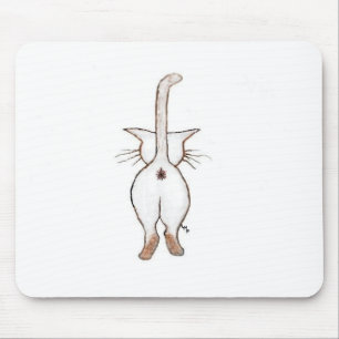 HINTERN WAS? MOUSEPAD