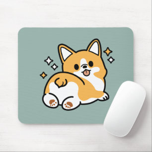 Hintern zuerst, Let's Nickerchen - Niedlicher Corg Mousepad