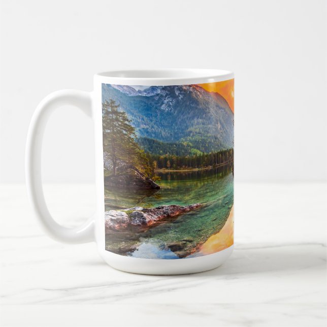 Hintersee, Bayern, Deutschland Kaffeetasse (Links)