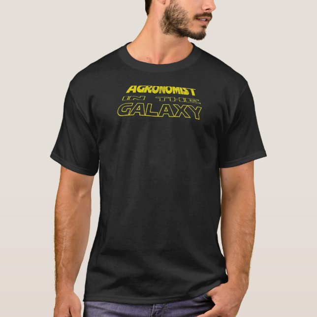 Hinterseite des Agronomen Space T-Shirt (Vorderseite)