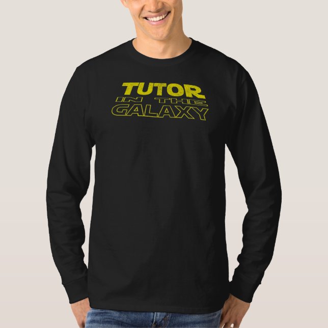 Hinterseite des akademischen Lernraums T-Shirt (Vorderseite)