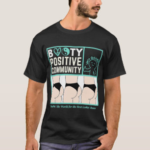 Hinterteil Positive Gemeinschaft T-Shirt
