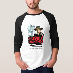 HinterwäldlerHauntings 3/4 Hülse im Schwarzen T-Shirt
