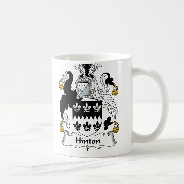 Hinton Familienwappen Kaffeetasse (Rechts)