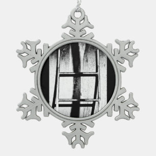 hinüberklettern schneeflocken Zinn-Ornament