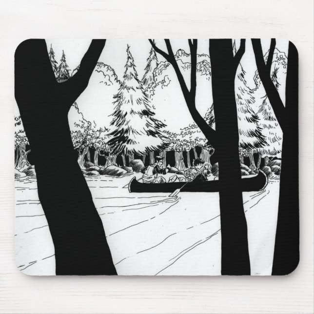 Hinunter den Fluss Mousepad (Vorne)