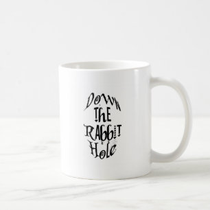 Hinunter den Kaninchenbau Tasse