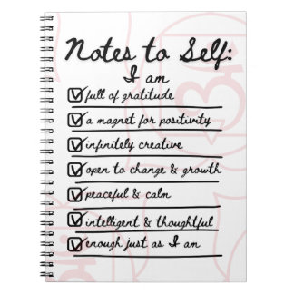 Hinweis an sich: Root Chakra Affirmations Journal Notizblock