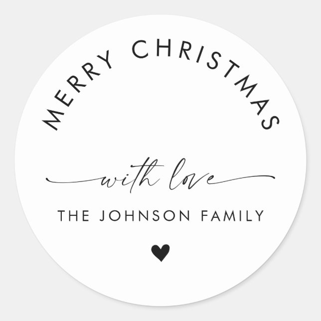 Hinweis auf Gastgeschenk Hochzeit | Moderne Hochze Runder Aufkleber (Vorderseite)