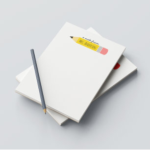 Hinweis aus dem Lehrerstiftgeschenk Post-it Klebezettel