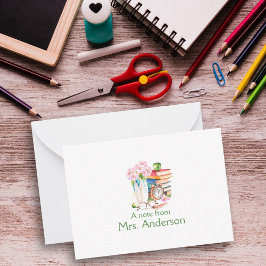 Hinweis des Lehrers Mitteilungskarte