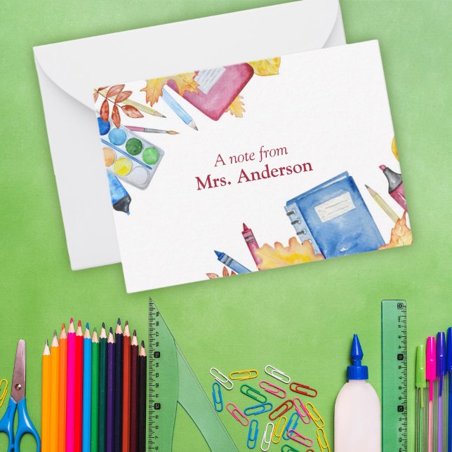 Hinweis des Lehrers Mitteilungskarte (Von Creator hochgeladen)